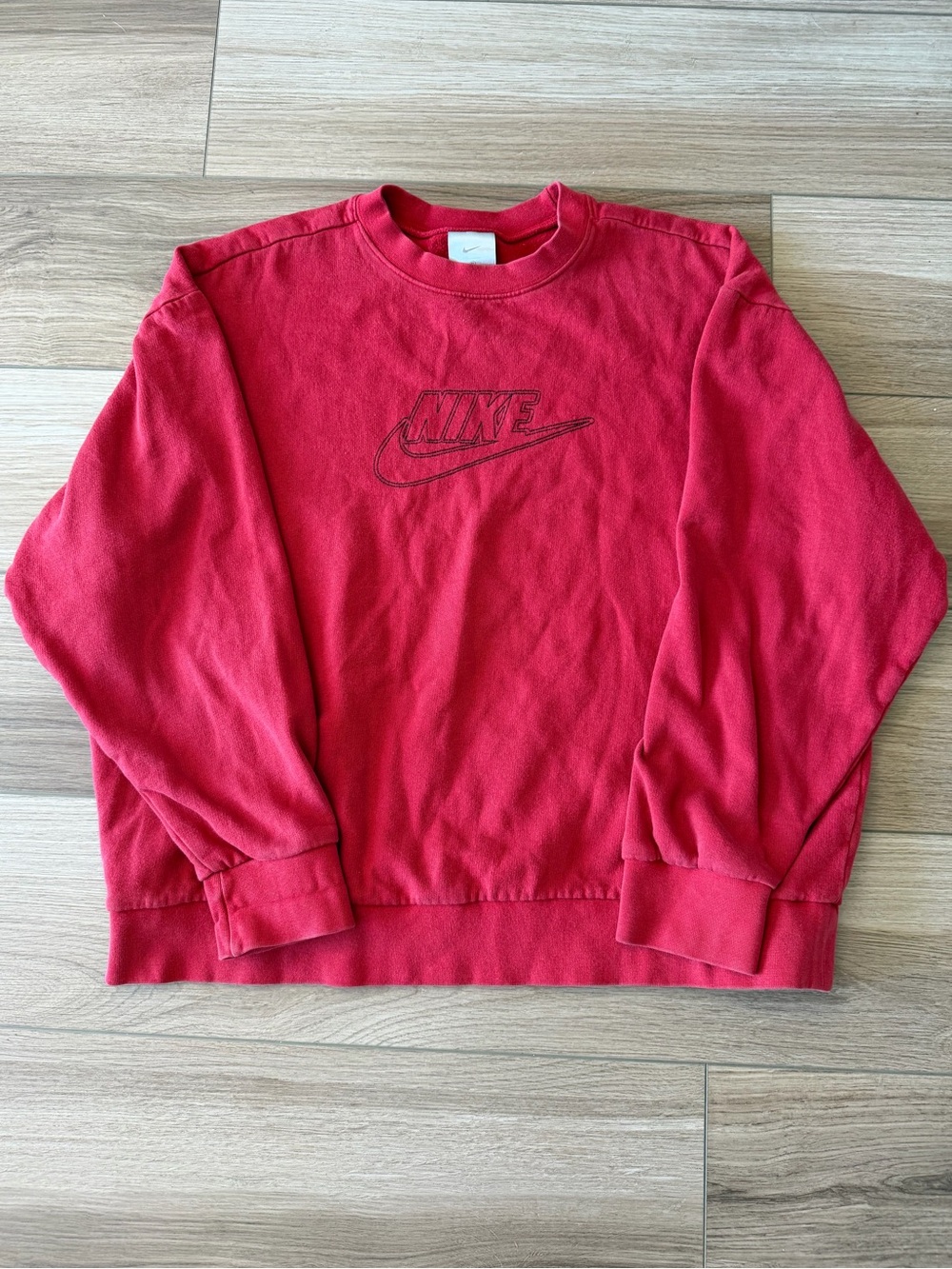 Nike y2k Red Crewneck Sweatshirt